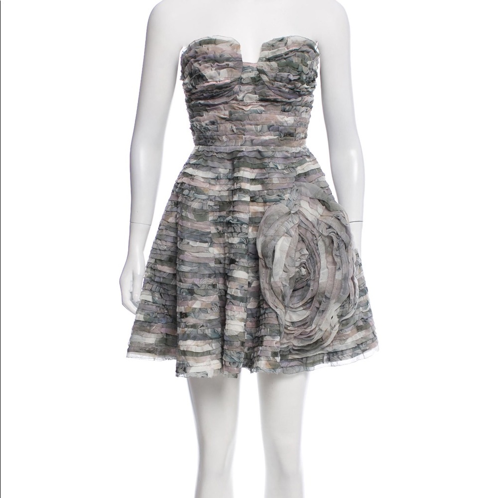 Diane Von Furstenberg Mini Ruffled Dress